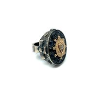Anillo Sacramore Firenze Mujer in Plata Diamante OVALE ZAFF NERI - OVALE ZAFF NERI